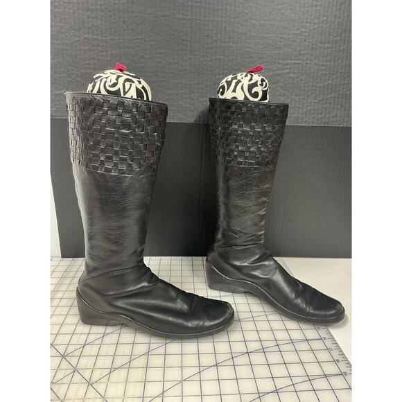 Cole Haan‎ Women's Black Hampshire Riding Boot, Size 9.5 - Picture 1 of 10